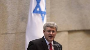 They say that Love is blind http://www.theglobeandmail.com/globe-debate/editorials/harper-speaks-in-israel-on-a-matter-of-principle/article16423166/
